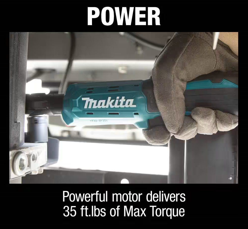 Makita 3/8"-1/4" 18V LXT Cordless Square Drive Ratchet XRW01Z (TOOL ONLY)