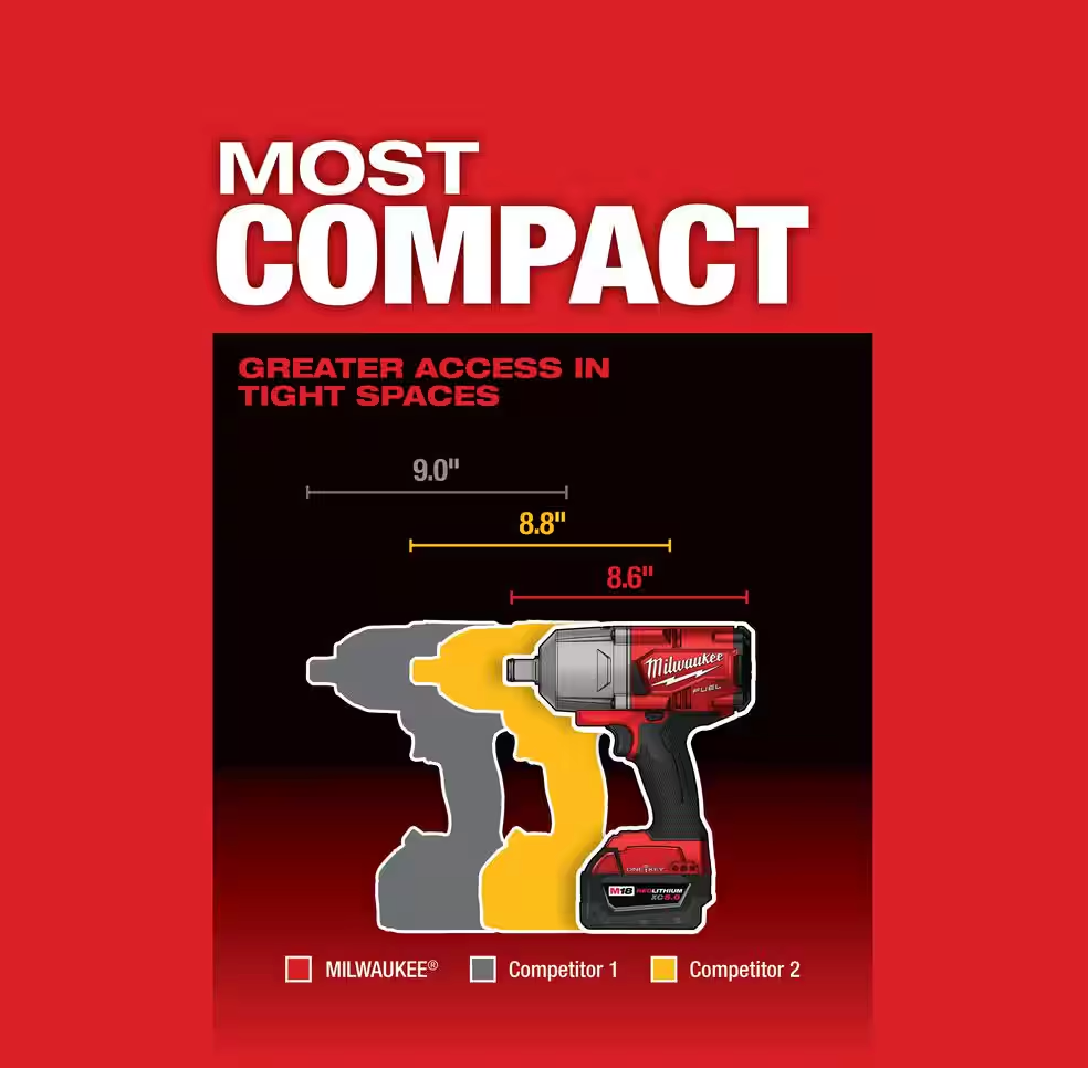 Milwaukee M18 FUEL ONE-KEY 18V 3/4" Impact Wrench with Friction Ring 2864-20 (TOOL ONLY)