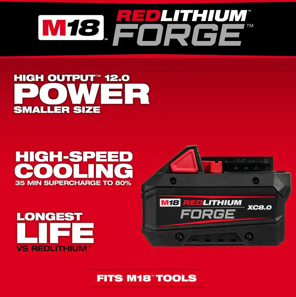 Milwaukee M18 REDLITHIUM FORGE Battery Pack 48-11-1881