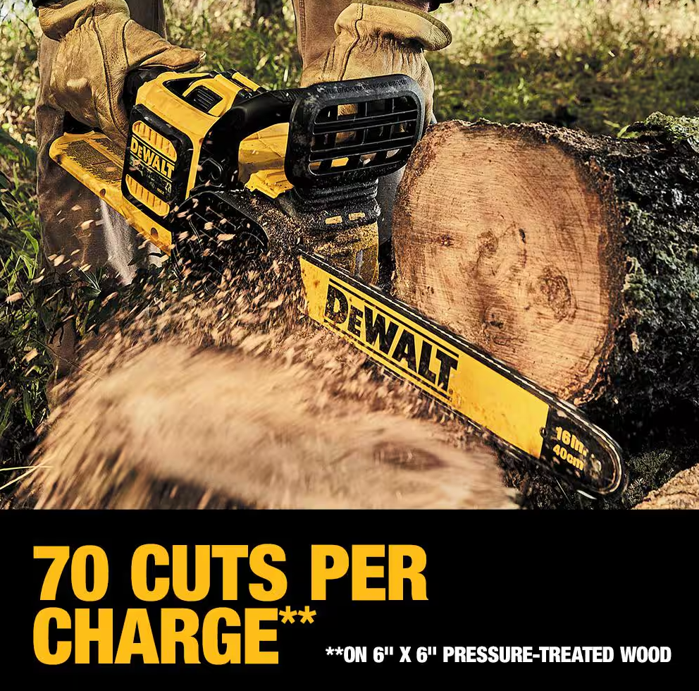 DEWALT FLEXVOLT 60V MAX 16"  Cordless Chainsaw DCCS670B (TOOL ONLY)