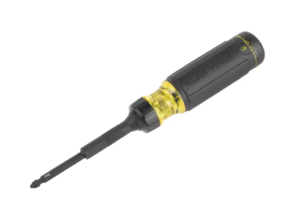 Klein Tools 15-in-1 Ratcheting Impact Multi-Bit Screwdriver (32305HD)