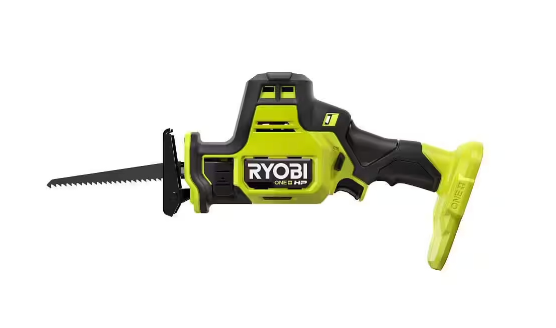 RYOBI ONE+ HP 18V Cordless Compact One-Handed Reciprocating Saw PSBRS01B (TOOL ONLY)