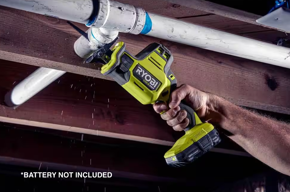 RYOBI ONE+ HP 18V Cordless Compact One-Handed Reciprocating Saw PSBRS01B (TOOL ONLY)