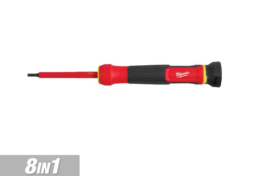 Milwaukee 8-in-1 1000V Insulated Precision Multi-Bit Screwdriver (48-22-2217)