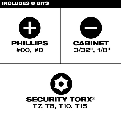Milwaukee 8-in-1 1000V Insulated Precision Multi-Bit Screwdriver (48-22-2217)