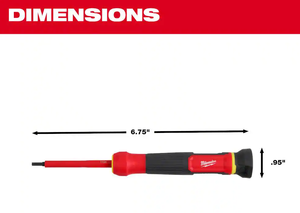 Milwaukee 8-in-1 1000V Insulated Precision Multi-Bit Screwdriver (48-22-2217)