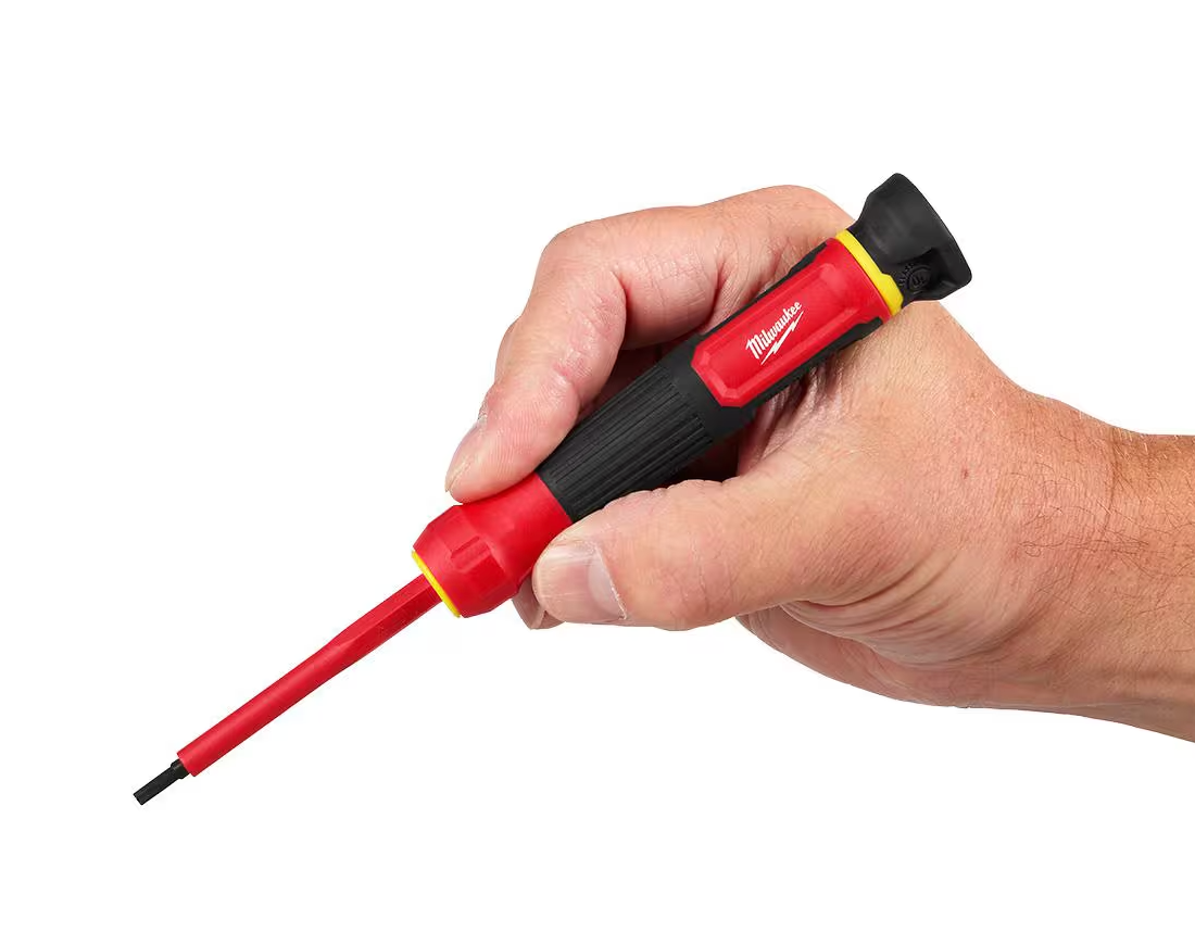 Milwaukee 8-in-1 1000V Insulated Precision Multi-Bit Screwdriver (48-22-2217)