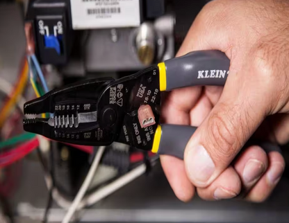 Klein Tools Long-Nose Wire Stripper, Wire Cutter, Crimping Tool (1009-SEN)