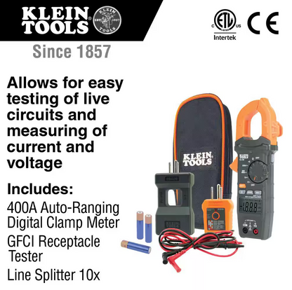 Klein Tools Electrical Maintenance and GFCI Tester Set (CL120KIT)