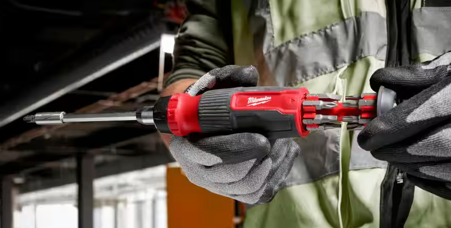 Milwaukee 14-In-1 Ratcheting Multi-Bit Screwdriver (48-22-2903)