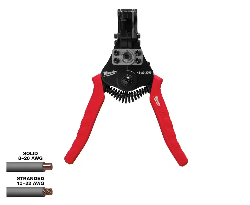 Milwaukee Automatic Wire Stripper/Cutter with Comfort Grip (48-22-3083)