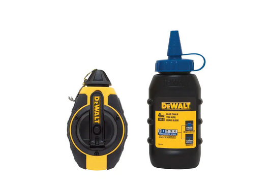 DEWALT 100ft. Chalk Reel with Blue Chalk (DWHT47373L)