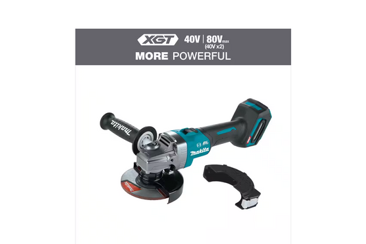 Makita 40V Max XGT 4-1/2" /5" Angle Grinder with Electric Brake GAG01Z (TOOL ONLY)