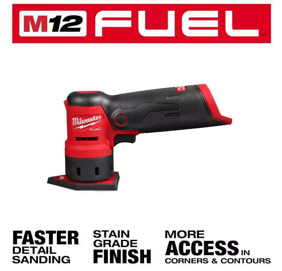 Milwaukee M12 FUEL 12V Orbital Detail Sander 2531-20 (TOOL ONLY)