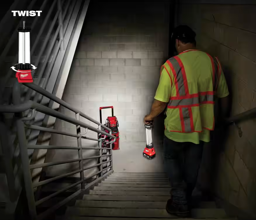 Milwaukee M18 18V 700-Lumen LED Lantern/Trouble Light 2363-20 (TOOL ONLY)