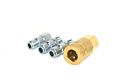 Interstate Pneumatics C466-D 4-Pieces Automotive Coupler and Plug Kit