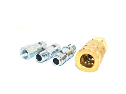 Interstate Pneumatics C466-D 4-Pieces Automotive Coupler and Plug Kit