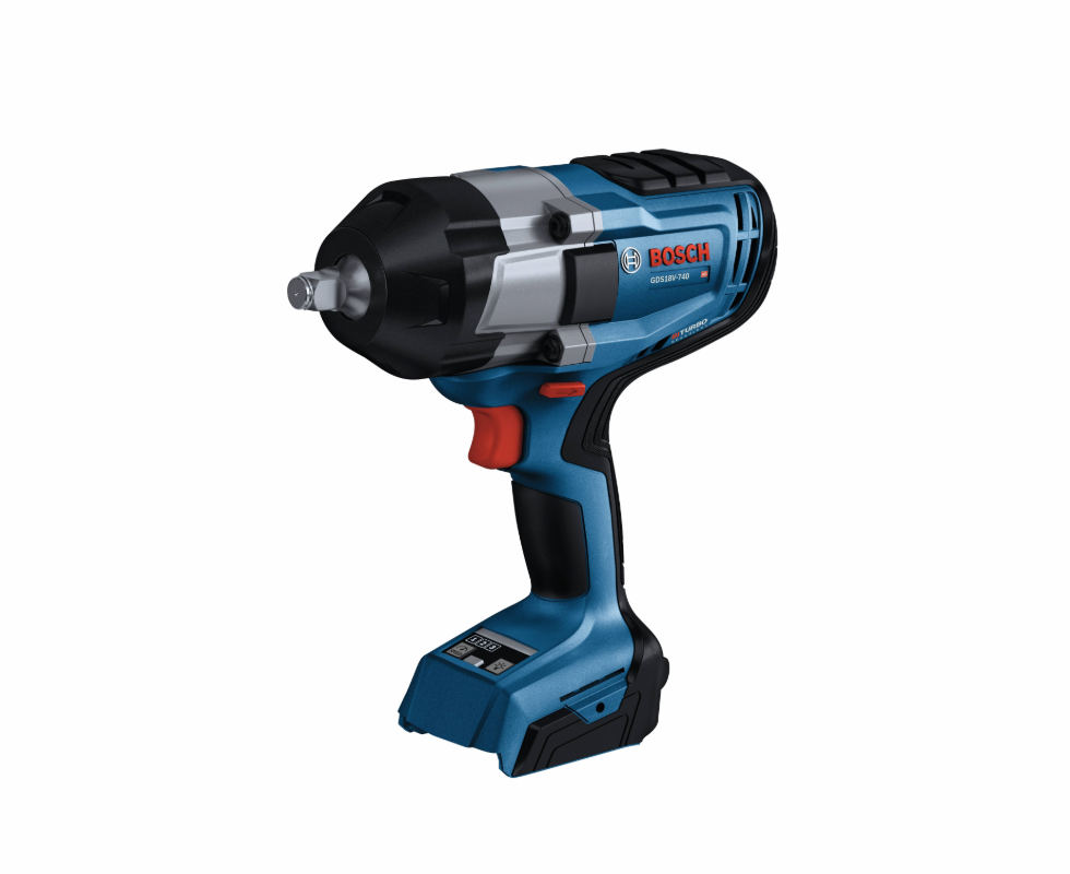 Bosch 4-Amp 18-volt Variable Brushless 1/2-in square Drive Cordless Impact Wrench GDS18V-740N (TOOL ONLY)