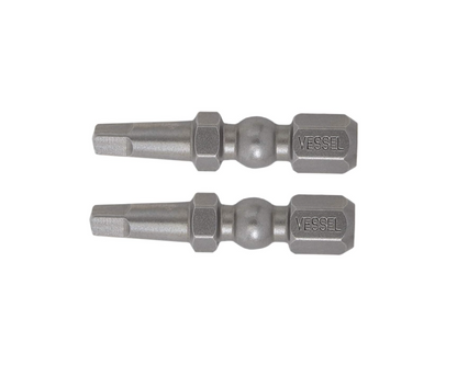 VESSEL Impact Ball Torsion Bits 2pcs 1 3/16" (30mm) (#IBSQ230P2)