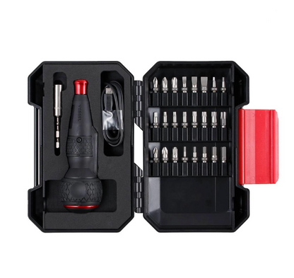 VESSEL Rechargeable Ball Grip Screwdriver with Bit Set (#220USB-25U)