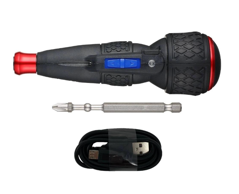 VESSEL Rechargeable Ball Grip Screwdriver with Bit Set (#220USB-25U)