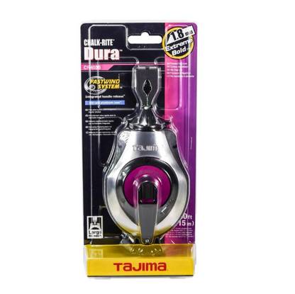 TAJIMA CR403S Chalk-Rite Dura Chalk Snap Line - 1.8mm Extreme Bold