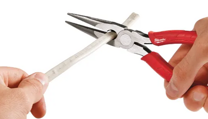 Milwaukee 8" Comfort Grip Long Nose Pliers (MT555)