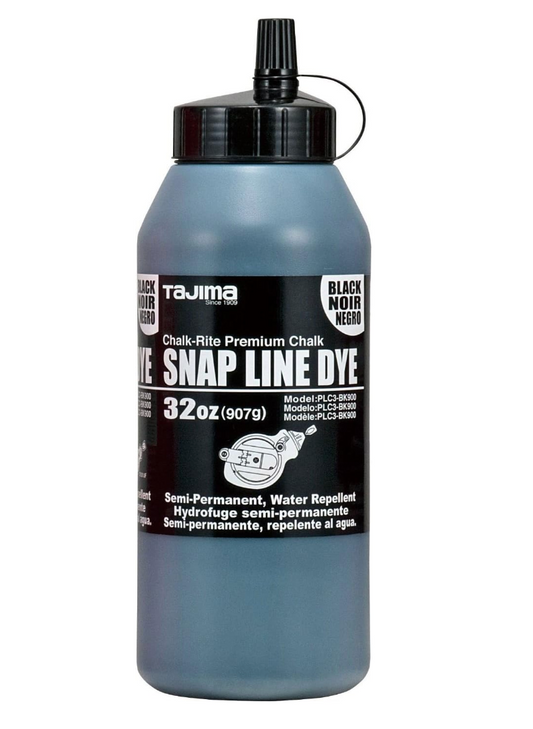 TAJIMA SNAP LINE DYE 32oz (907g) Durable Bottle & Easy-Fill Nozzle