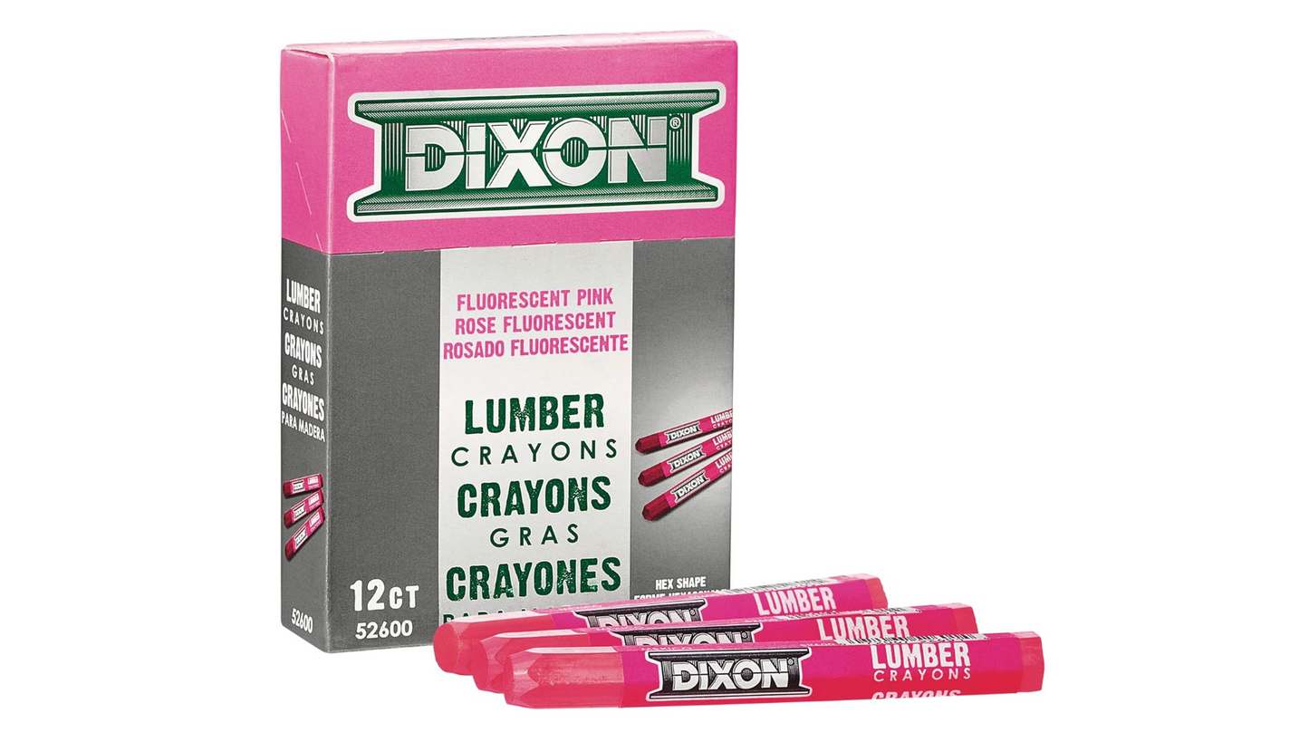 DIXON 12CT Lumber Crayons - Odorless & Tough