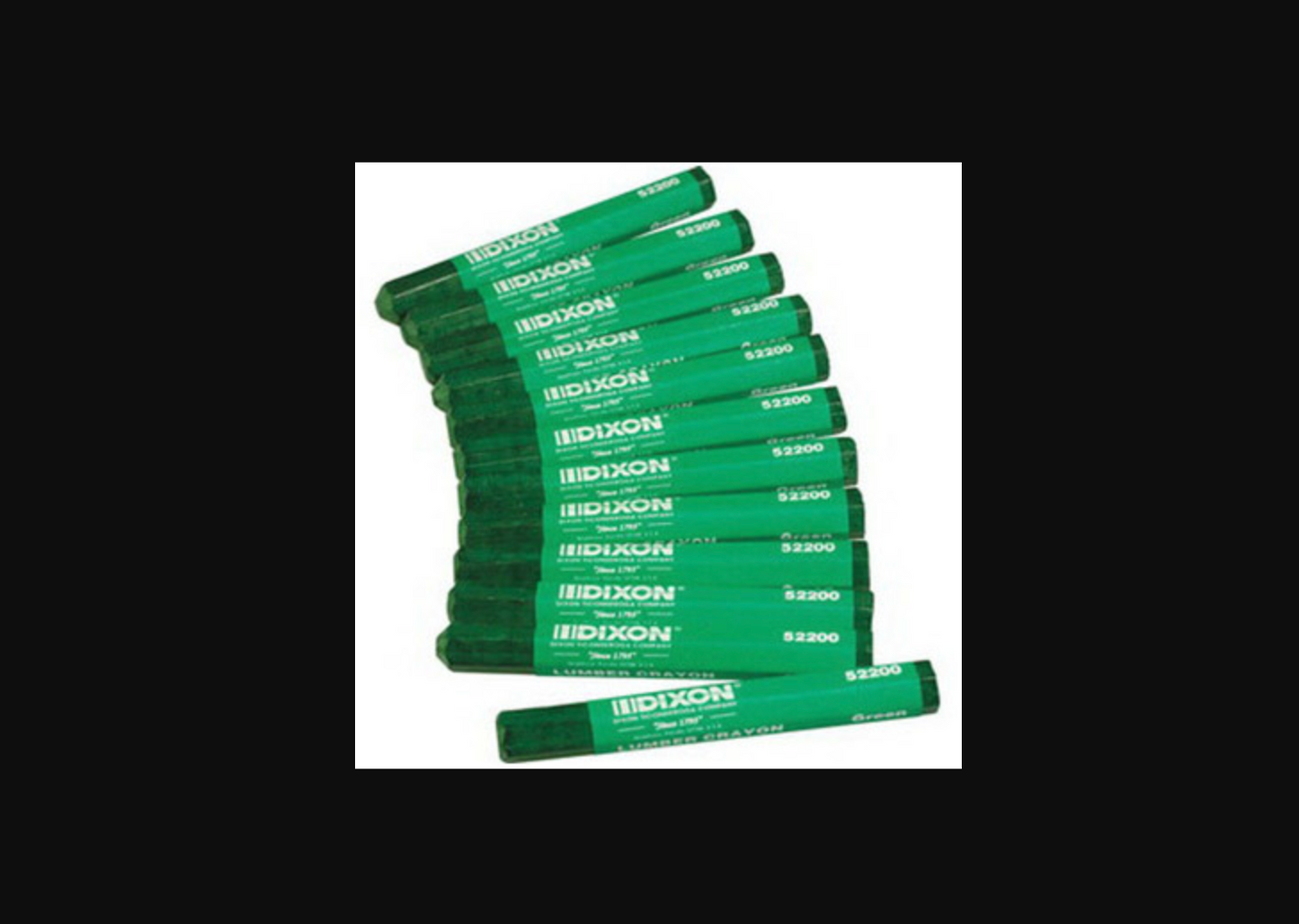 DIXON 12CT Lumber Crayons - Odorless & Tough