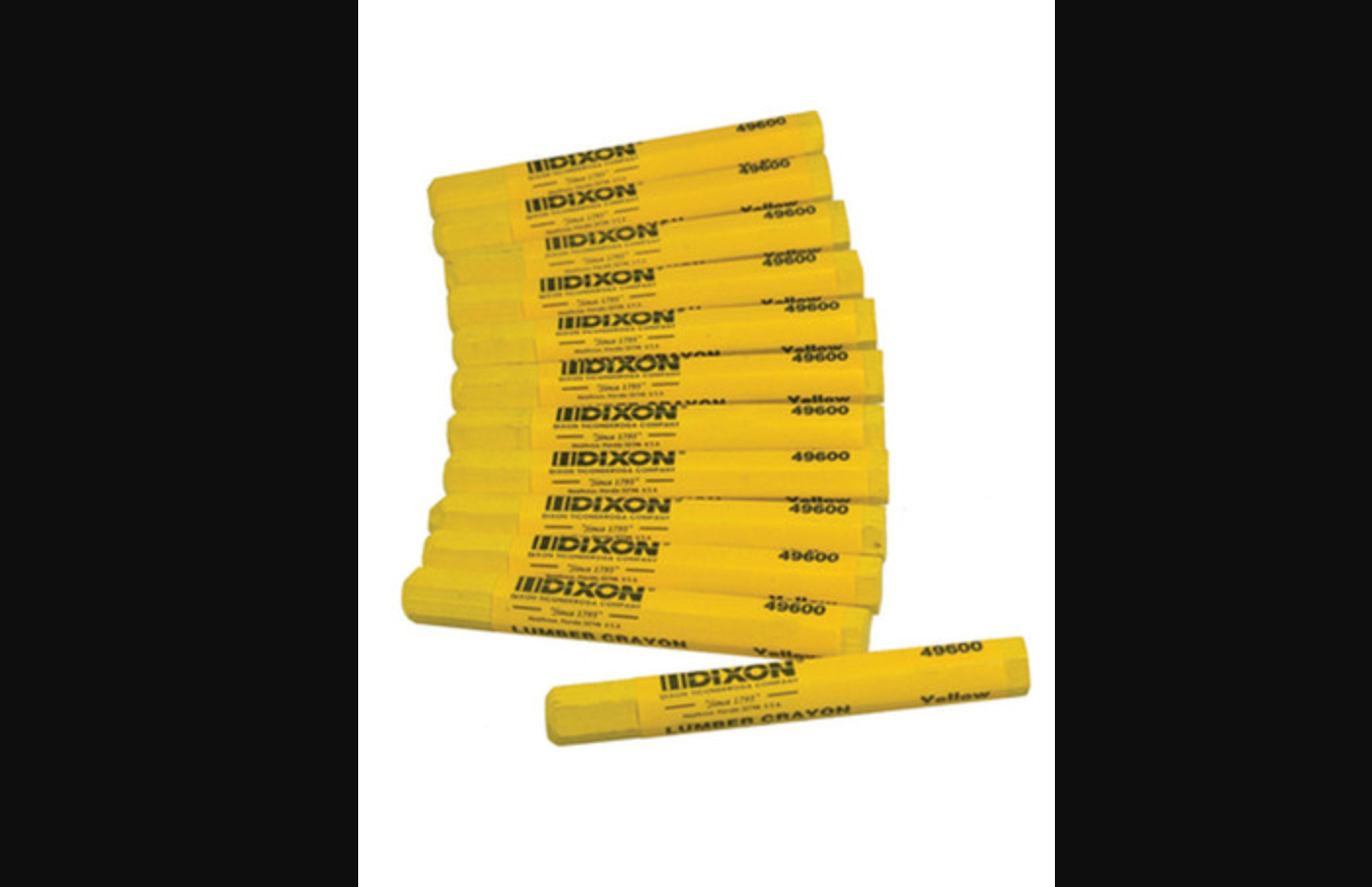 DIXON 12CT Lumber Crayons - Odorless & Tough