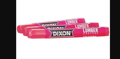 DIXON 12CT Lumber Crayons - Odorless & Tough