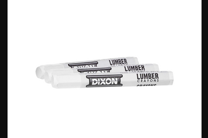 DIXON 12CT Lumber Crayons - Odorless & Tough