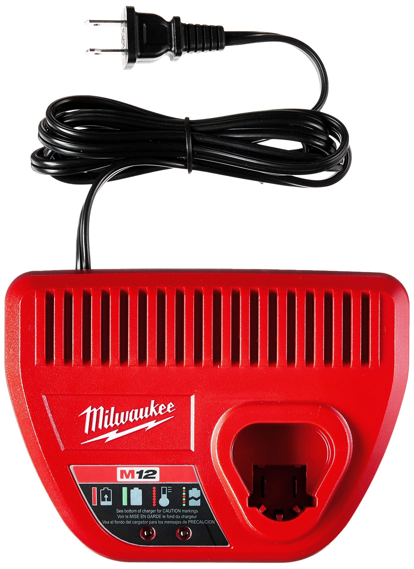 Milwaukee M12 12 Volt Charger Red Lithium-Ion 48-59-2401